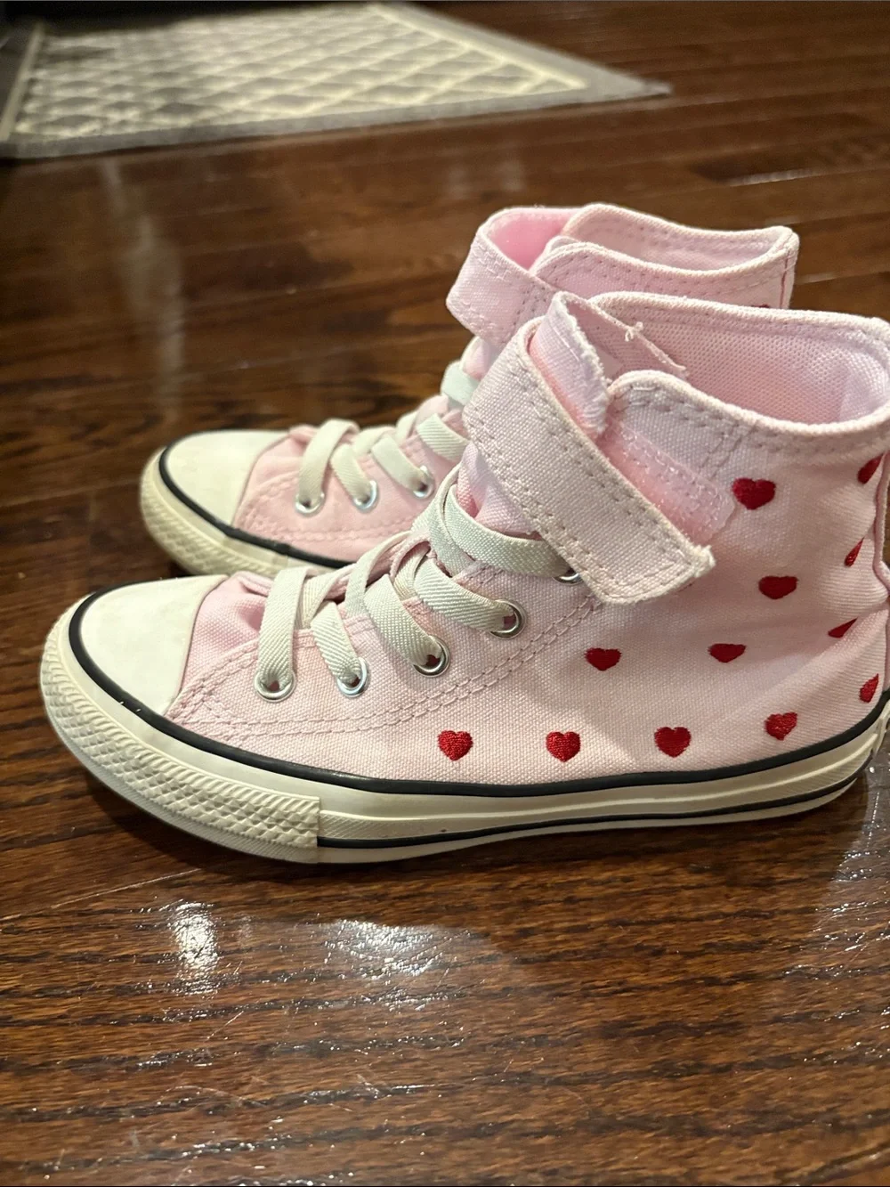 Converse Kids Pink High-Top Sneakers sz13